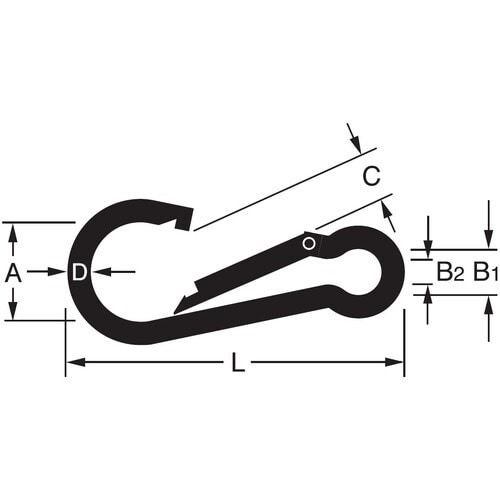 ニッサチェイン 鉄ucスプリングフック 10mm