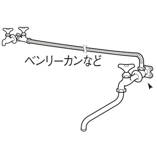 SANEI 座付L型ソケット