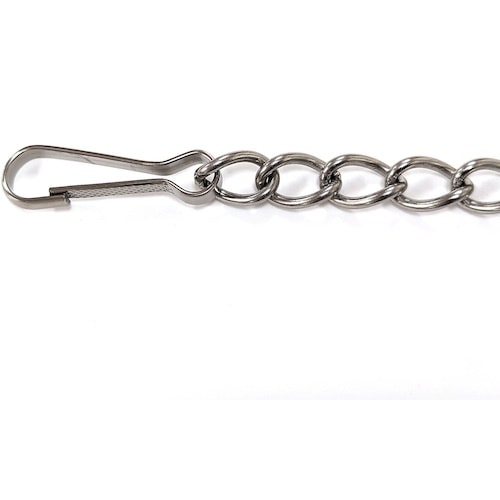 ニッサチェイン ニッケル甲丸スナップ (500個入