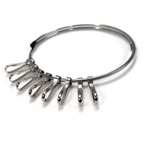 ニッサチェイン リングキーホルダー8連