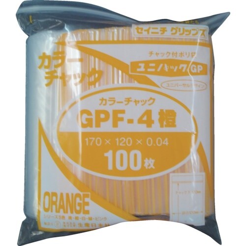 セイニチ ユニパック GP F‐4 カラーチャック