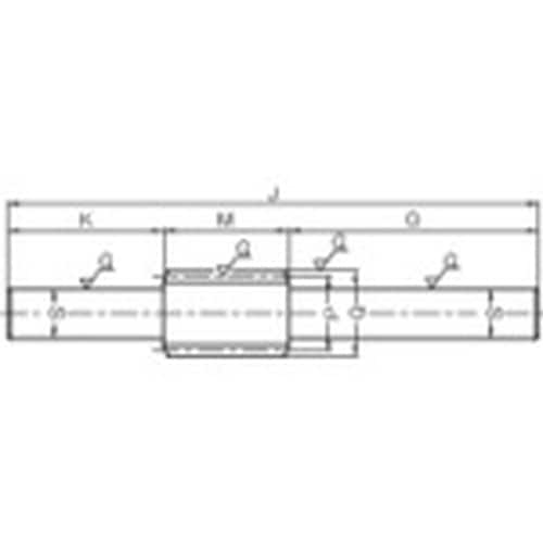 KHK 軸付歯研ウォームKWG0.5−R1