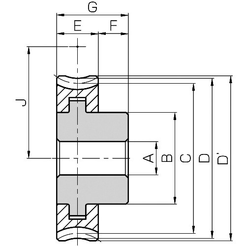 KHK ウォームホイールAG2.5−30R1