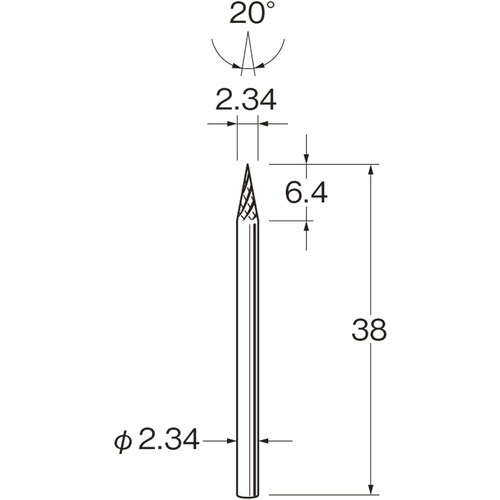 リューター 精密加工用超硬カッター
