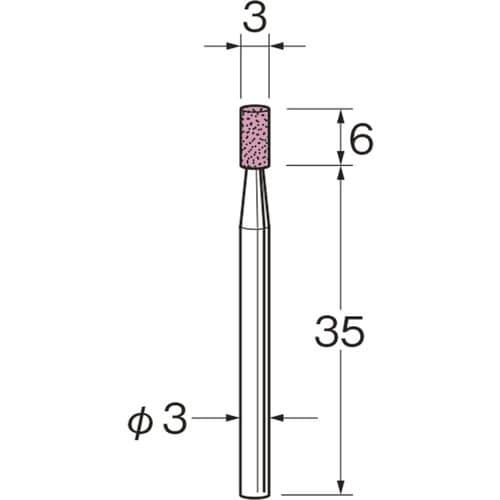 リューター 軸付砥石