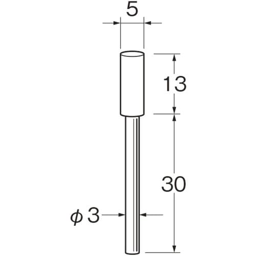 リューター 軸付砥石