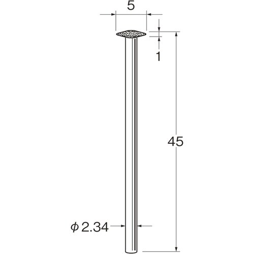 リューター 軸付電着ダイヤモンド砥石