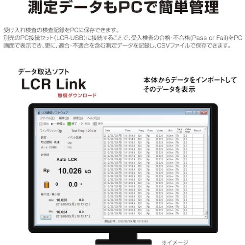 SANWA ハンディLCRメータ