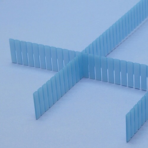 蝶プラ キララポキポキ仕切板No.4 ブルー(6枚