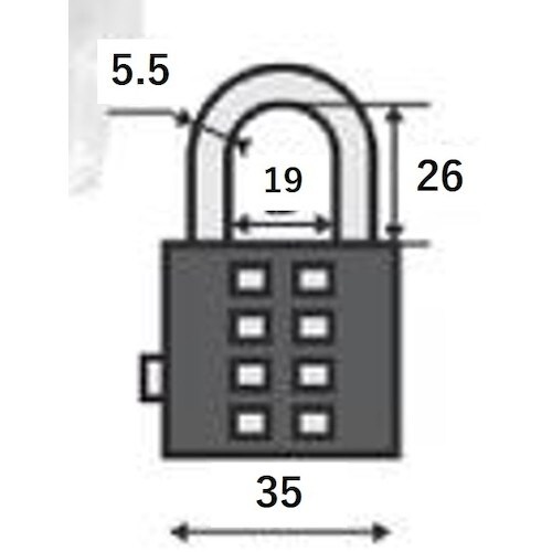 WAKI プッシュボタンロック
