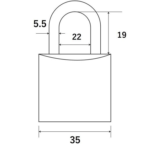WAKI ステンレス吊南京錠