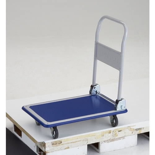 TRUSCO プレス製台車 ドンキーカート 折りた