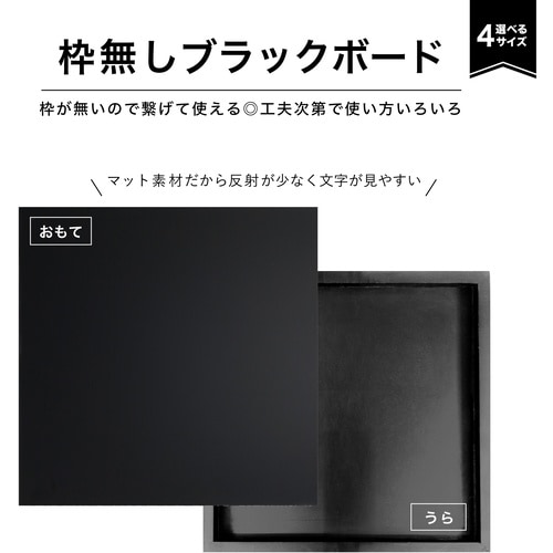 ASKA 枠なしブラックボード S