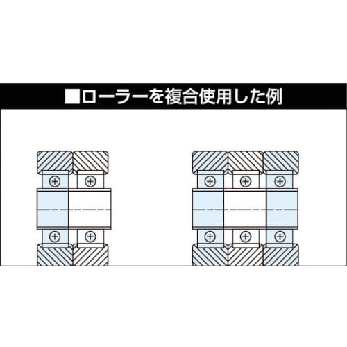 CCTY ベストローラー65mm 重荷重用 両側突