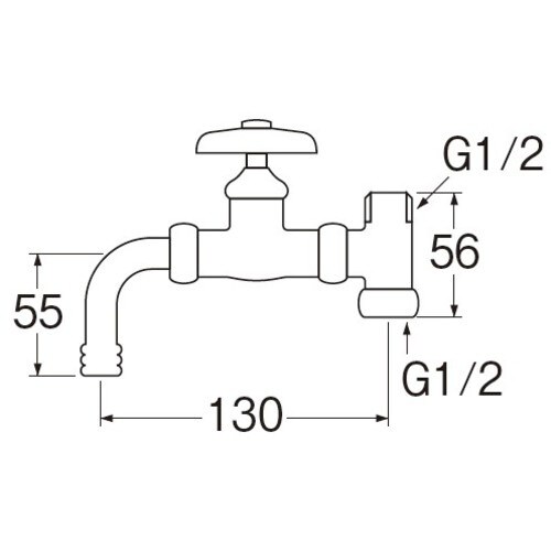 SANEI アングル分岐バルブ