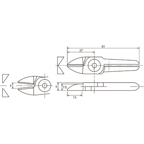 VESSEL 金属用ストレート刃 N7BJ 適応機