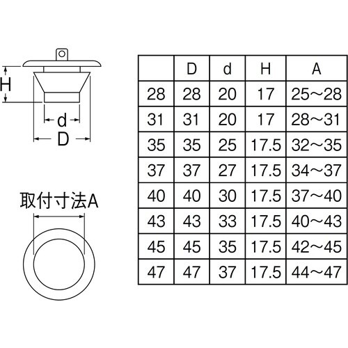 SANEI バス用W式ゴム栓
