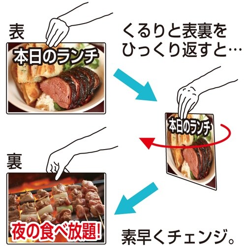 TOKISEI カードケーススタンド看板 A4横4