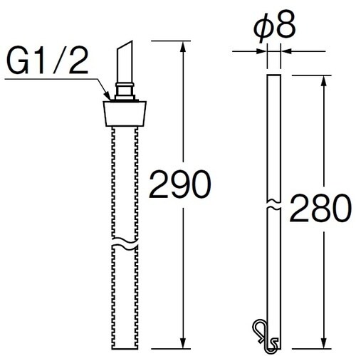SANEI ロータンク連結ホース