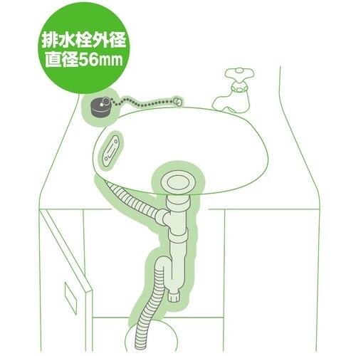 SANEI ホーロー用トラップホース