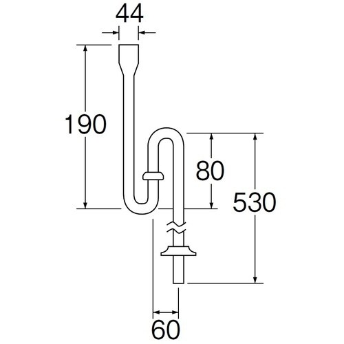 SANEI PCワン付Sトラップ
