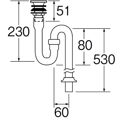 SANEI PCアフレナシSトラップ