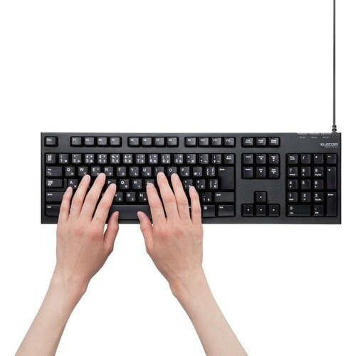 ELECOM USB接続 スタンダードキーボード