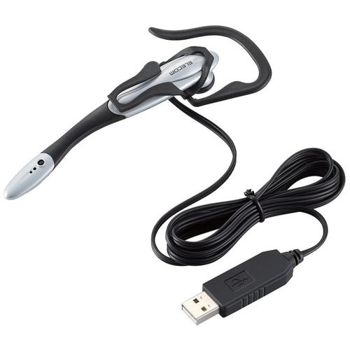 ELECOM USBヘッドセット 片耳イヤーフック