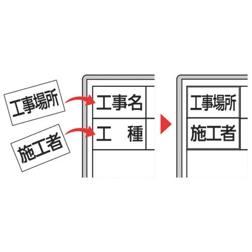 シンワ 項目マグシート 6種 ホワイトボードミニ用