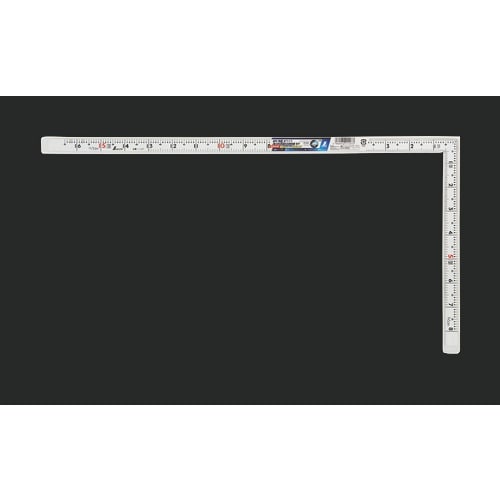 シンワ 曲尺同厚 ホワイト 1尺6寸/50cm 併