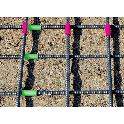 シンワ 鉄筋カラーマーカー ピンク 10ヶ入