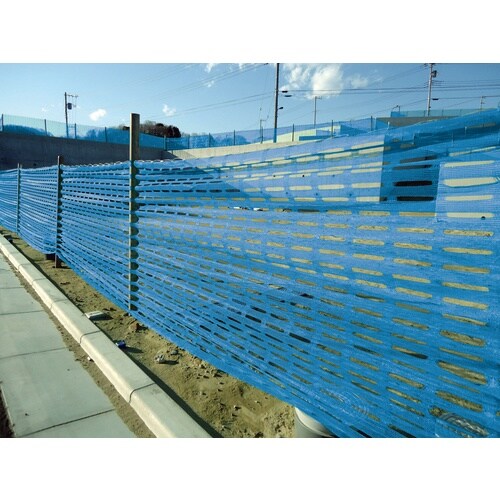 緑十字 バリアフェンス 青 バリアフェンス−105