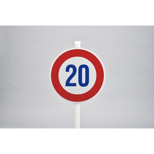 緑十字 道路標識(構内用) 制限速度20キロ 道路