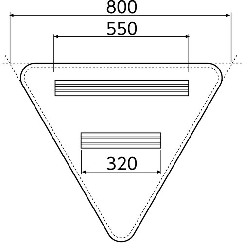 緑十字 道路標識(構内用) 徐行・SLOW 道路3