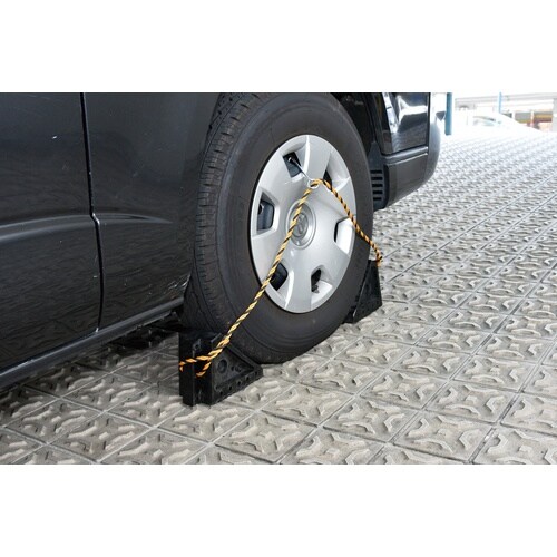 緑十字 タイヤストッパー 乗用車用(2t車迄) 2