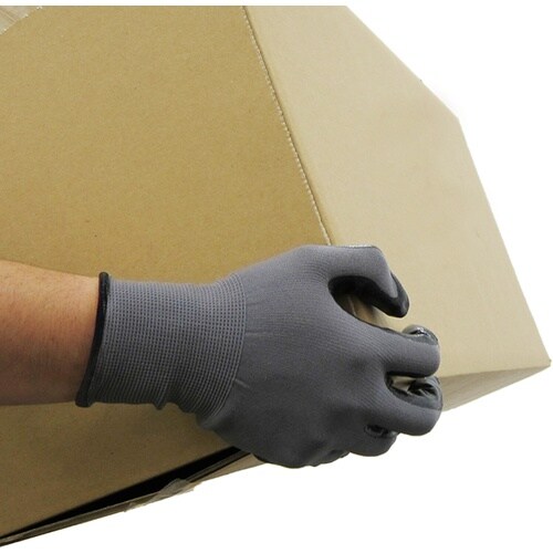 ミタニ ニトリル背抜き手袋パワーブラック(10双入