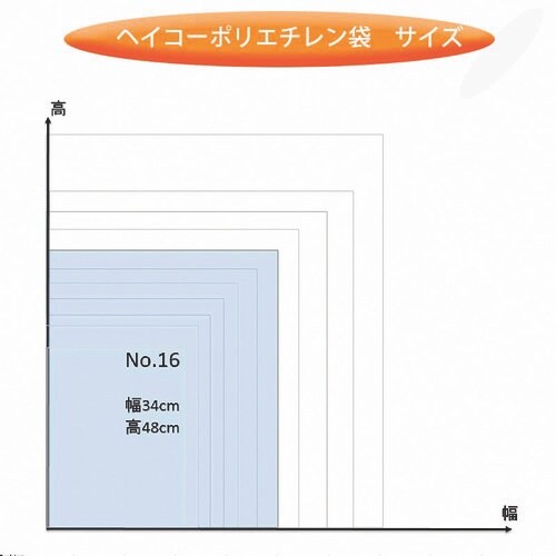 HEIKO ポリ規格袋 ヘイコーポリ 03 No.