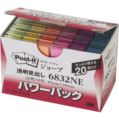 3M ポスト・イット ジョーブ パワーパック透明見