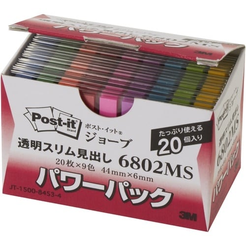 3M ポスト・イット ジョーブ パワーパック透明ス