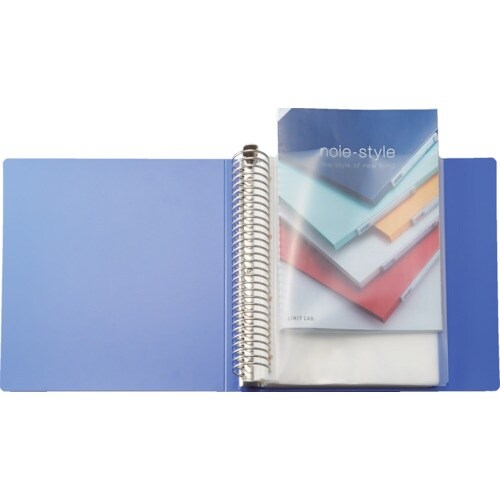 LIHIT 交換式クリヤーブック56枚 黒