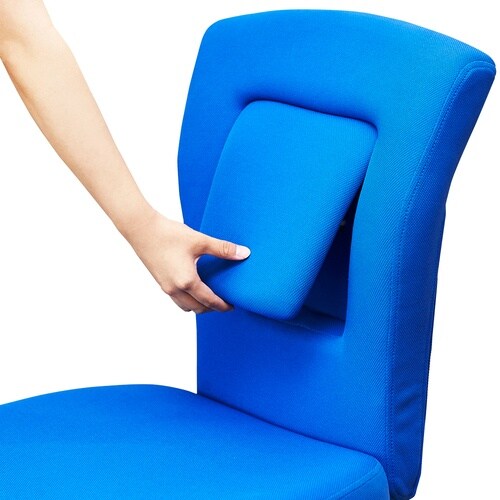 ナカバヤシ サポートクッションチェア/ブラック