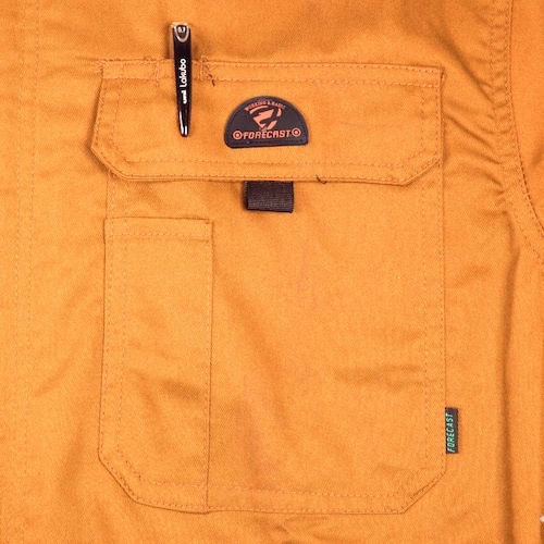 カジメイク 6609 T/C長袖股ハギつなぎ服 ブ