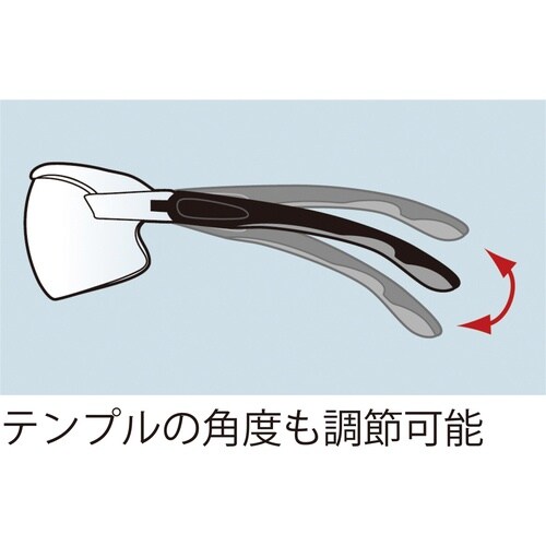 ミドリ安全 二眼型 保護メガネ MP−822 グリ