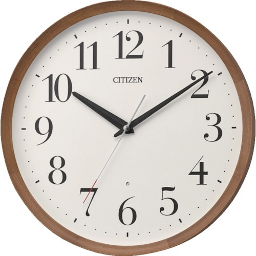 シチズン 電波 壁掛け時計(アナログ表示) 連続秒