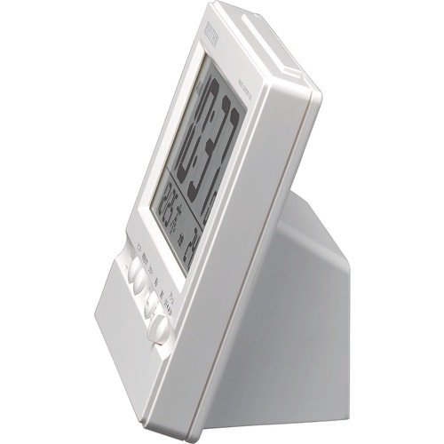 RHYTHM リズム 電波 目覚まし時計 温度計付