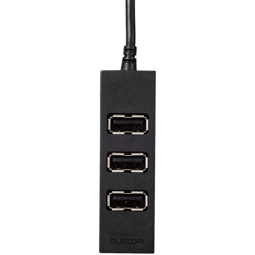 ELECOM 機能主義USBハブ 長ケーブル4ポー