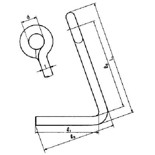NETSUREN PF型 500KG パイプ吊フッ