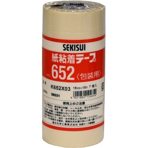 積水 紙粘着テープ#652 18X18