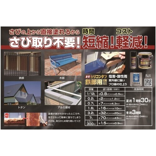 ニッぺ 油性シリコンタフ 7L ブラックチョコレー