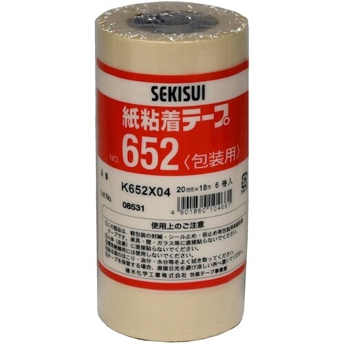 積水 紙粘着テープ#652 20X18
